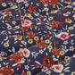Multi-Color Printed Flap-Pockets Winter Coat