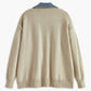 Lapel Panel Draped Knit Outerwear