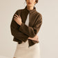 Tweed Double Zip Coat