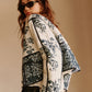 Boheme Printed Piping Cozy Jacket