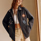 Boheme Embroidery Lapel Jacket