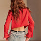 Split Crop Blazer