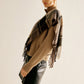 Breasted Tassel Knit Shawl Outerwear