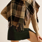 Breasted Tassel Knit Shawl Outerwear