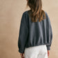 Drawstring Zipper Loose Jacket
