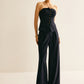 Strapless Wrap Breasted Skinny Vest