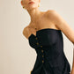 Strapless Wrap Breasted Skinny Vest