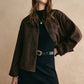 Tweed Button Down Jacket
