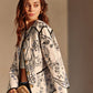Boheme Printed Piping Winter Coat