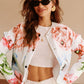 Boheme Printed Breasted Jacket