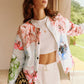 Boheme Printed Breasted Jacket