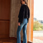 Round Neck Soft Faux Fur Coat
