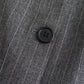 Pinstripe Lapel Blazer