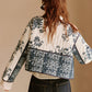 Boheme Printed Piping Cozy Jacket