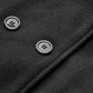 Versatile Plain Belted Long Coat