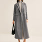 Lapel Pockets Long Coat