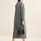 Lapel Pockets Long Coat