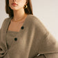 Ribbed Loose Knit Outerwear