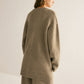 Ribbed Loose Knit Outerwear