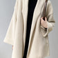 Belted Soft Women Faux Fur Coat
