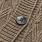 Diamond Stitch Knitting Longline Cardigan