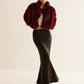 Crop Faux Fur Coat