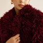 Crop Faux Fur Coat