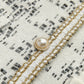 Elegant Pearl Button Knit Outerwear