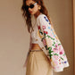 Colorful Printed Charming Winter Coat