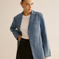 Minimalist Washed Denim Jacket
