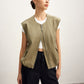 Double Zip Button Loose Vest