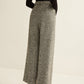 Wool-Blend Tweed Pants
