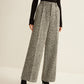 Wool-Blend Tweed Pants