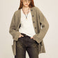 Ribbed Loose Knit Outerwear