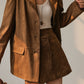 Vintage Suede Blazer