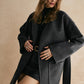 Retro Piping Belted Cinched Jacket