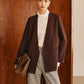 Utility V-Neck Blazer Without Belt