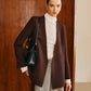 Utility V-Neck Blazer Without Belt