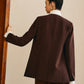 Utility V-Neck Blazer Without Belt