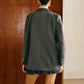 Beaded-Decor Blazer Without Belt