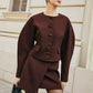 Retro Puff-Sleeve Short Jacket
