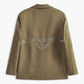 Boheme Embroidery Button Blazer