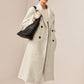 Elegant Tweed Long Coat