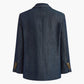 Cotton Lapel Denim Blazer