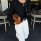 Button Down Tweed Jacket