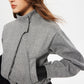 Button Clasp Short Blazer
