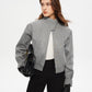 Button Clasp Short Blazer