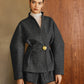 Side Pleated Coat Without Belt