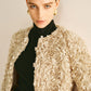 Flower Crew Neck Blazer