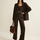 High-Waist Straight Pants